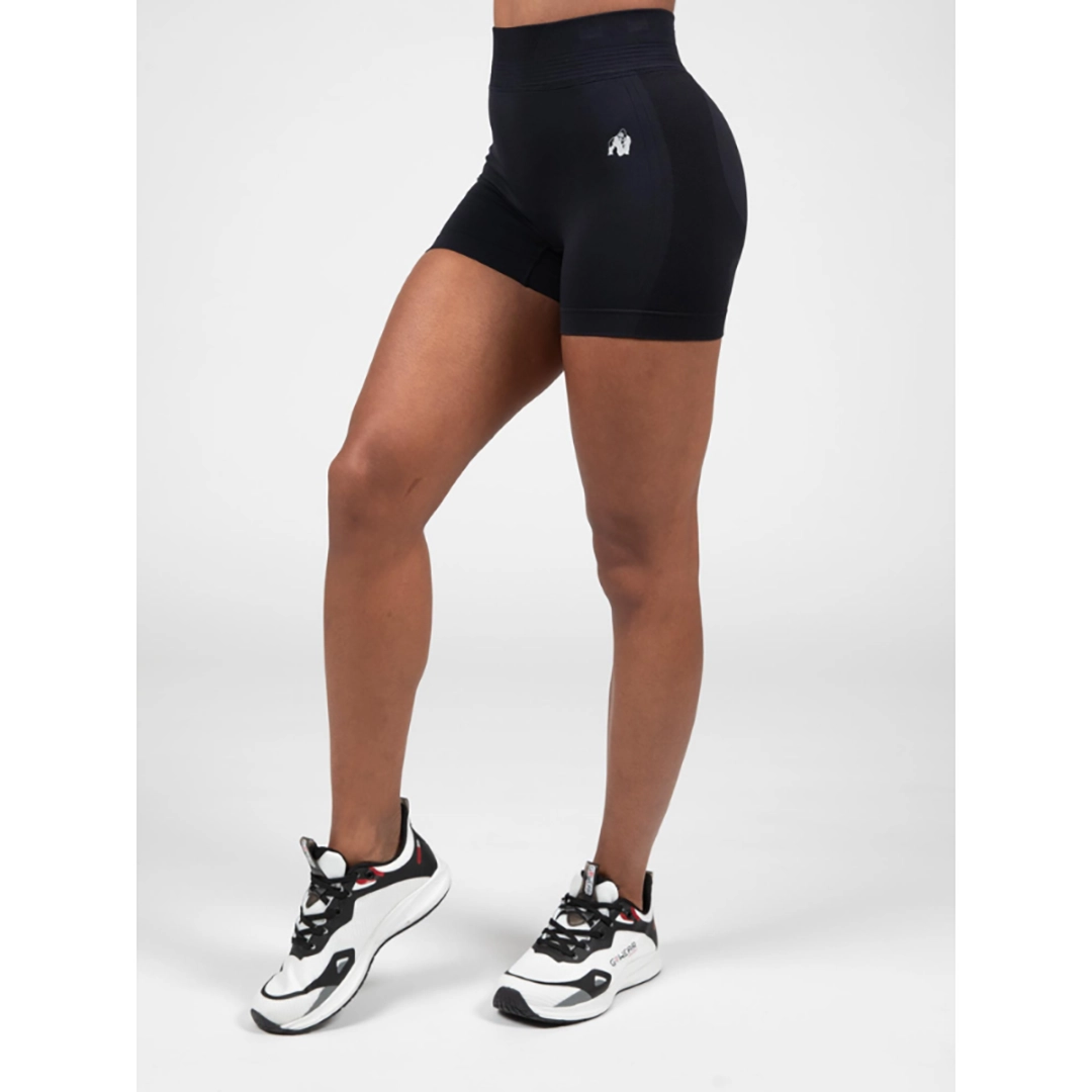 Безшевен къс клин с повдигащ ефект Whitney Seamless Shorts – Black