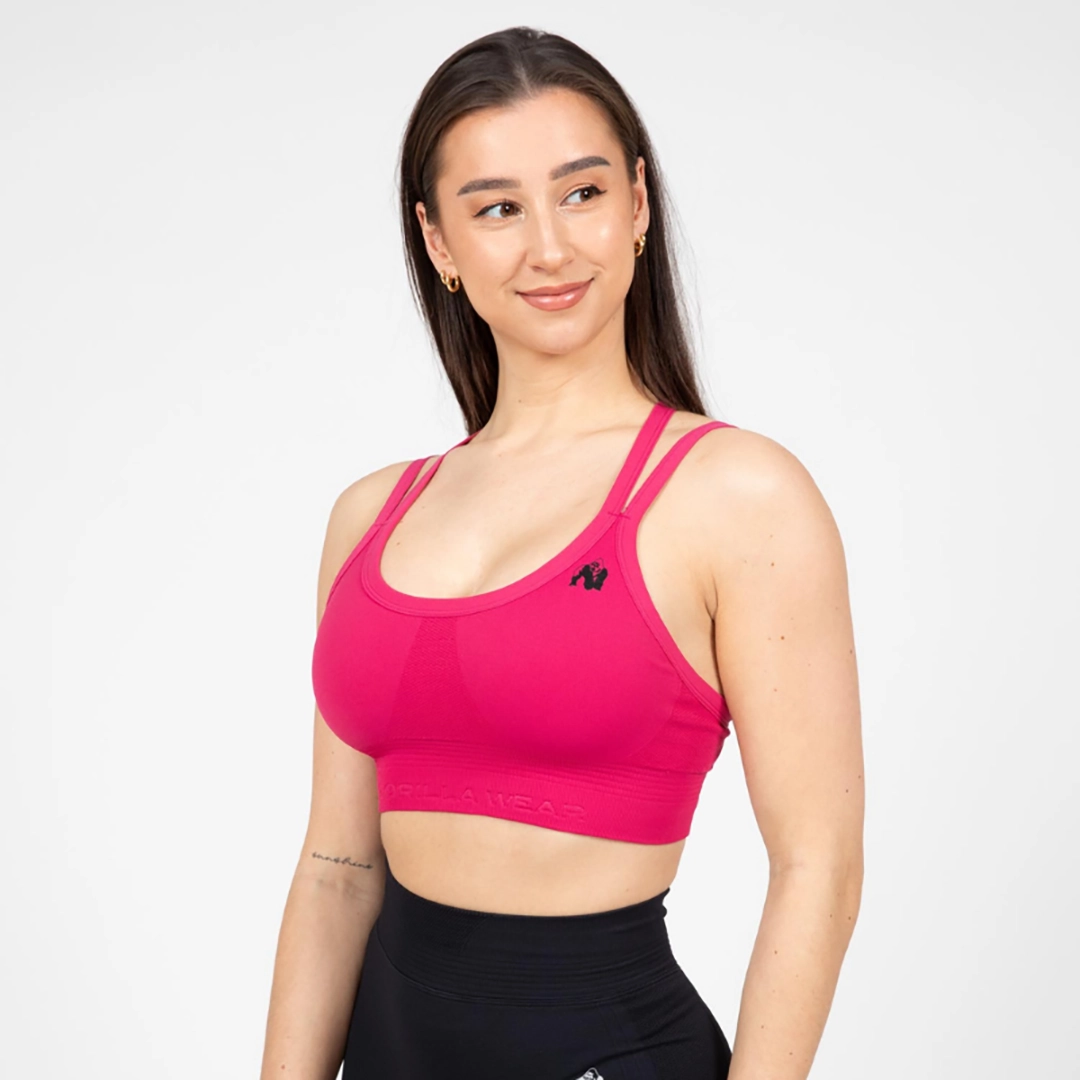 Безшевен спортен сутиен Whitney Seamless Sports Bra – Pink