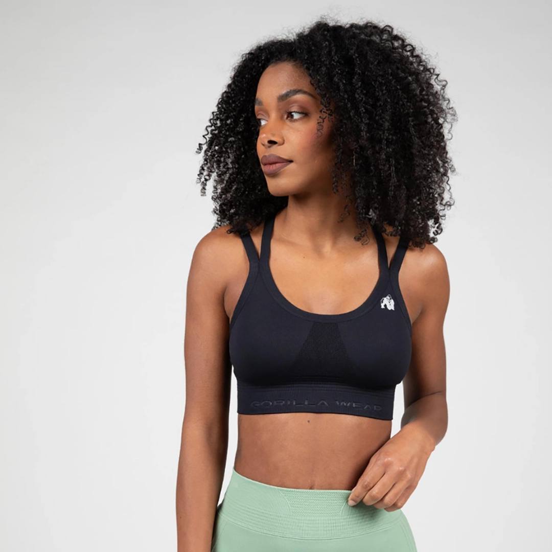 Безшевен спортен сутиен Whitney Seamless Sports Bra – Black