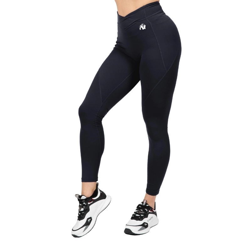 Оформящ клин със скрънчи повдигане Willow Leggings – Black