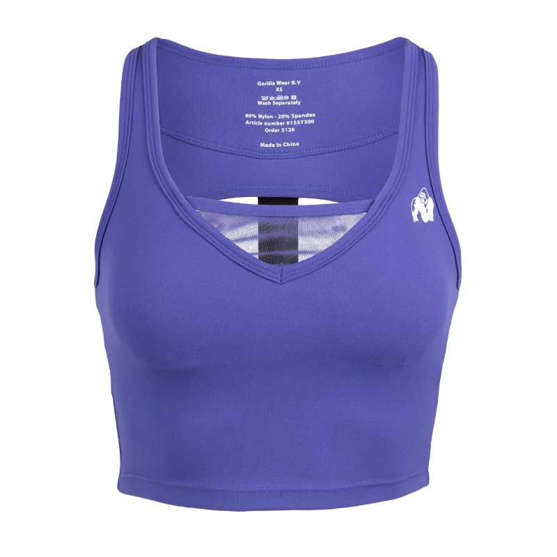 Топ с вградено бюстие Willow Tank Top – Purple