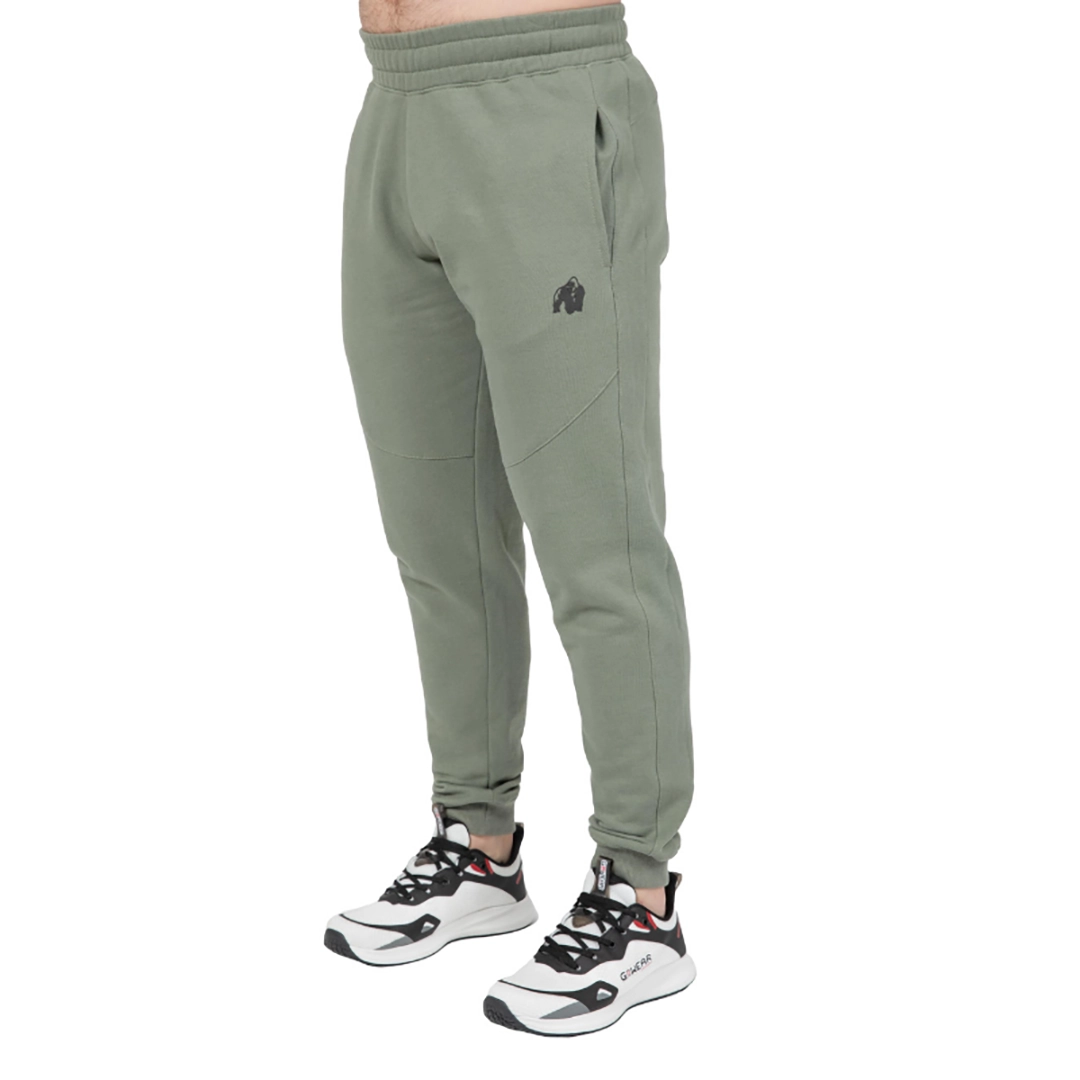 Ватирано долнище Leon Sweatpants – Green