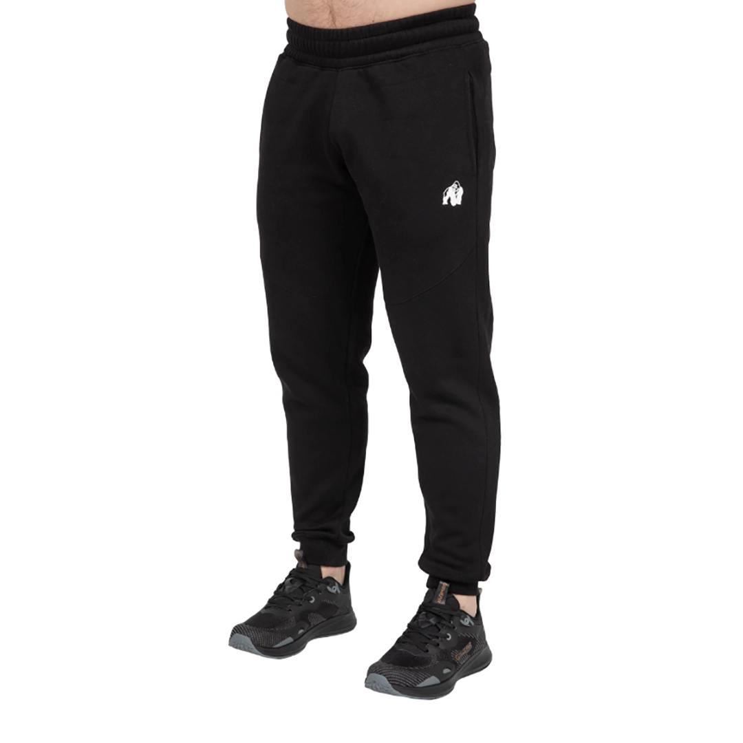 Ватирано долнище Leon Sweatpants – Black