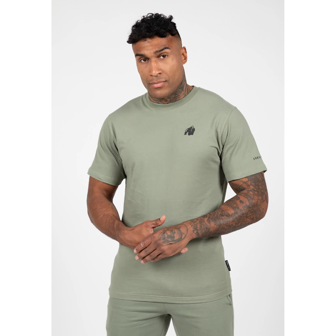 Тениска от органичен памук Leon T-Shirt – Green