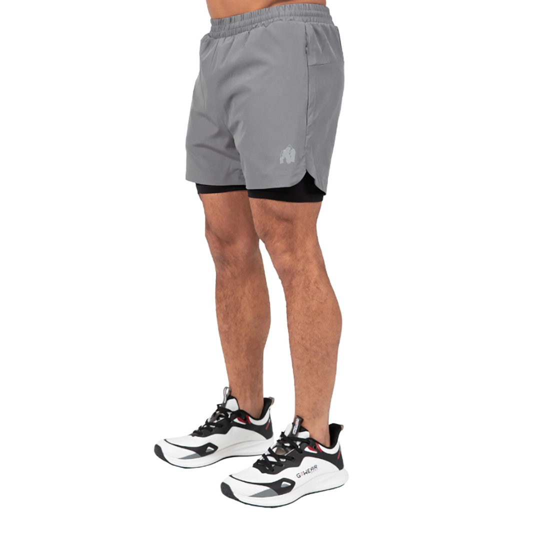 Бързосъхнещи шорти с клин Cortez 2-in-1 Shorts – Anthracite