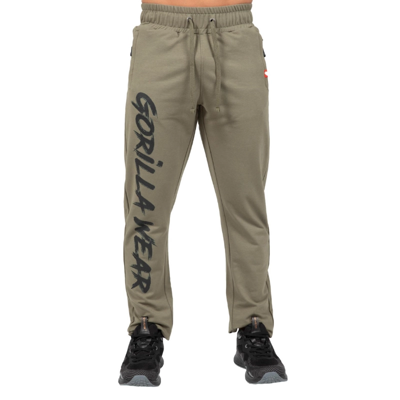Памучен панталон Wilton Sweatpants – Army Green