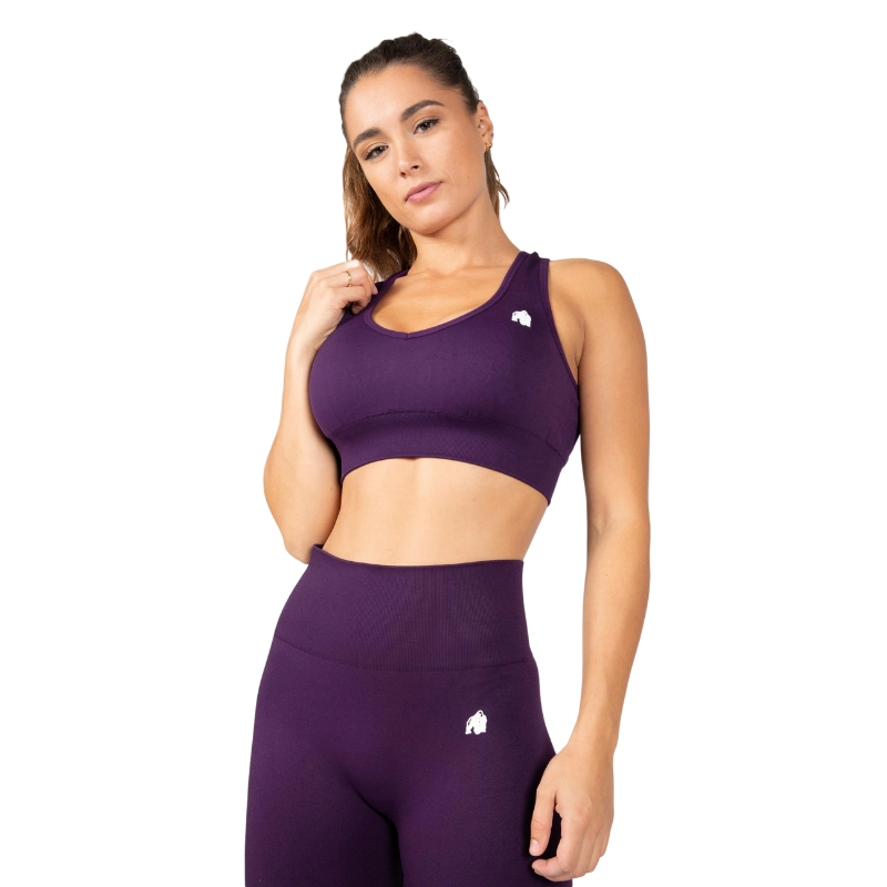 Neiro Seamless Sports Bra – Purple