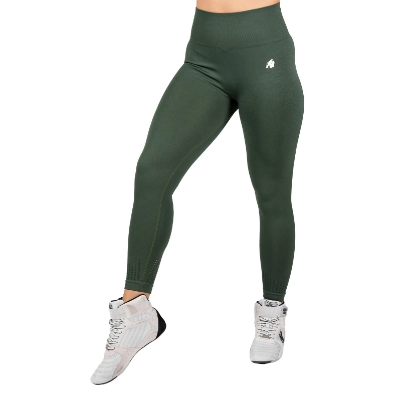 Neiro Seamless Leggings – Army Green