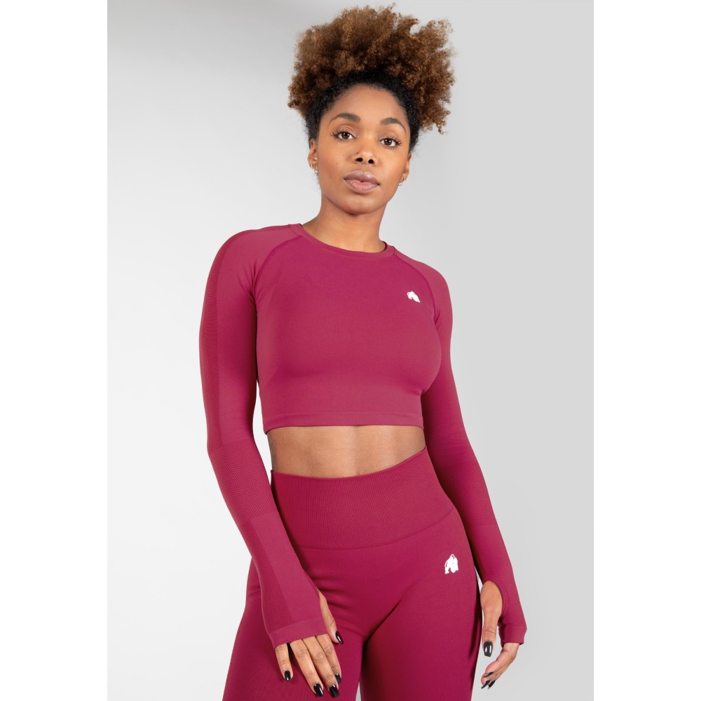 Hilton Seamless Long Sleeve – Fuchsia