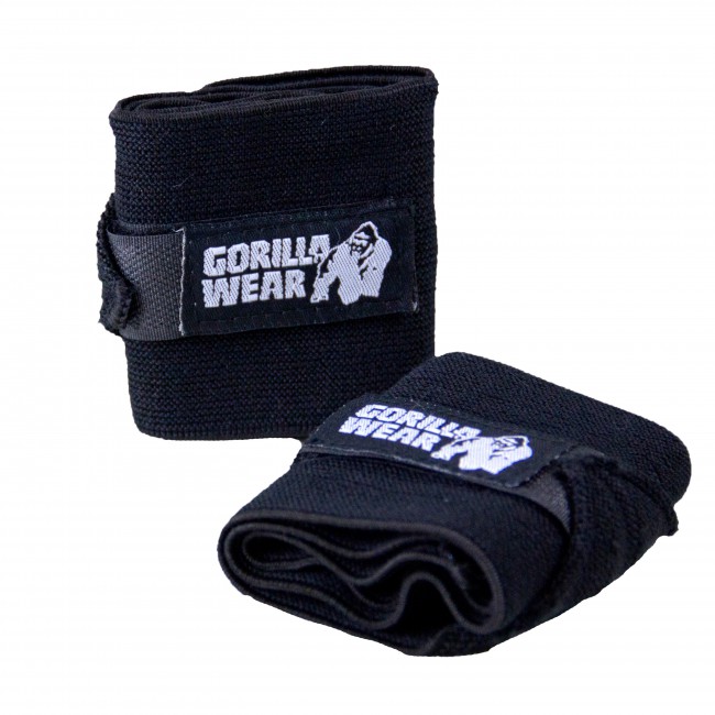 Ластични бинтове за китки Wrist Wraps BASIC – Black