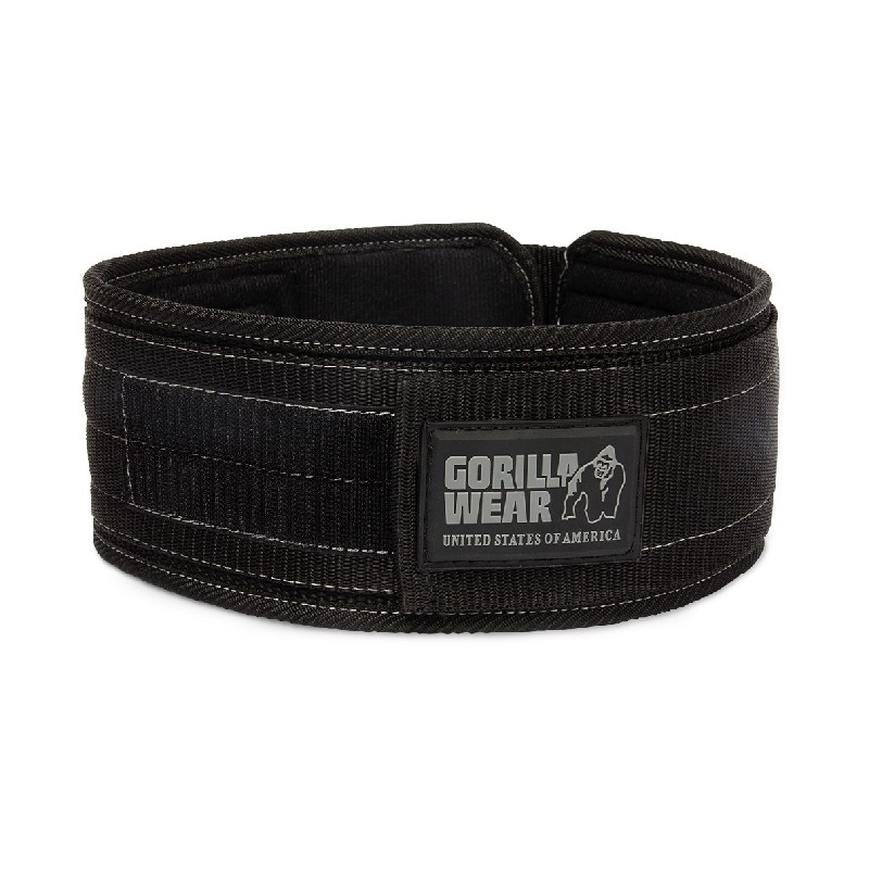 Колан с велкро закопчаване 4 Inch Nylon Belt – Black/Gray