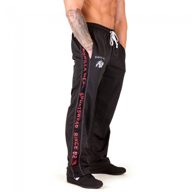 Бързосъхнещ спортен панталон Functional mesh pants – Black/Red