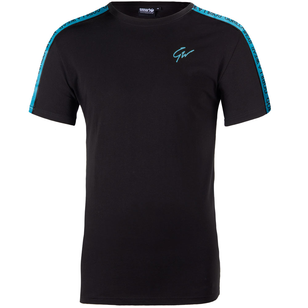 Тениска Chester T-shirt – Black/Blue