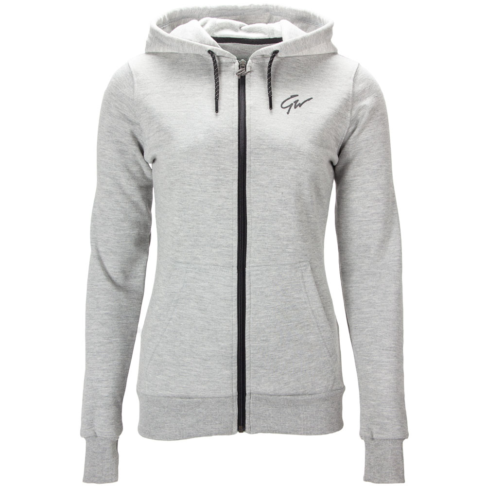 Дамски суитшърт с цип Pixley Zipped Hoodie – Gray