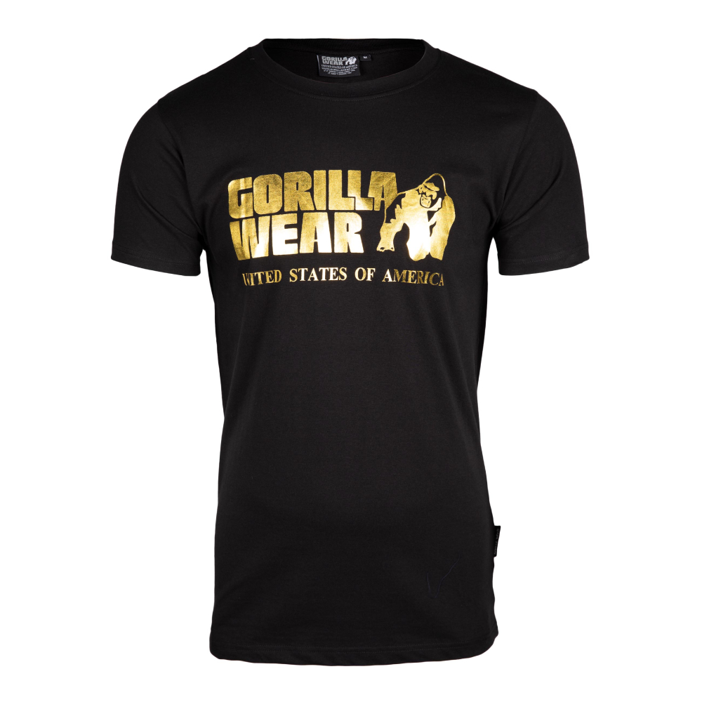 Памучна тениска Classic T-shirt – Black/Gold