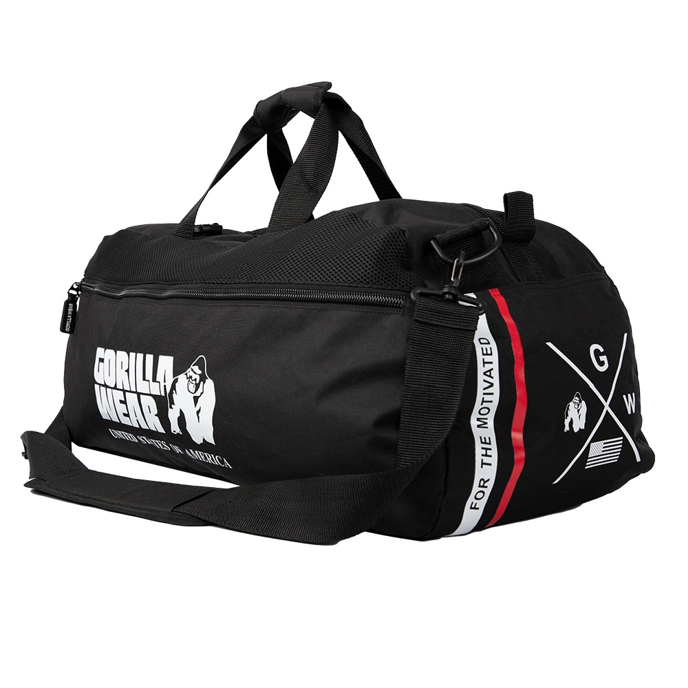 2 в 1 спортен сак и раница Norris Hybrid Gym Bag/Backpack – Black