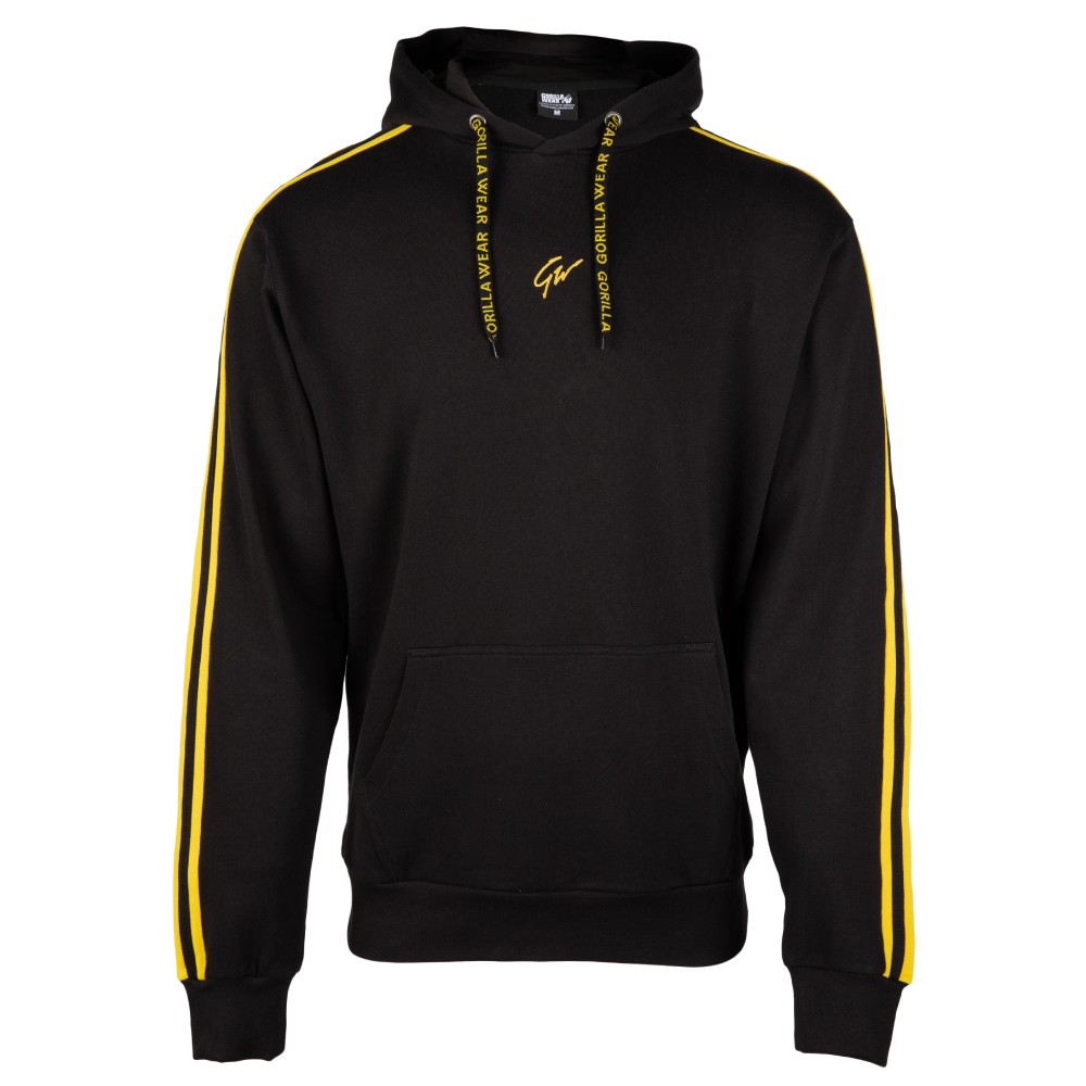 Свободен суитшърт Banks Oversized Hoodie – Black/Yellow
