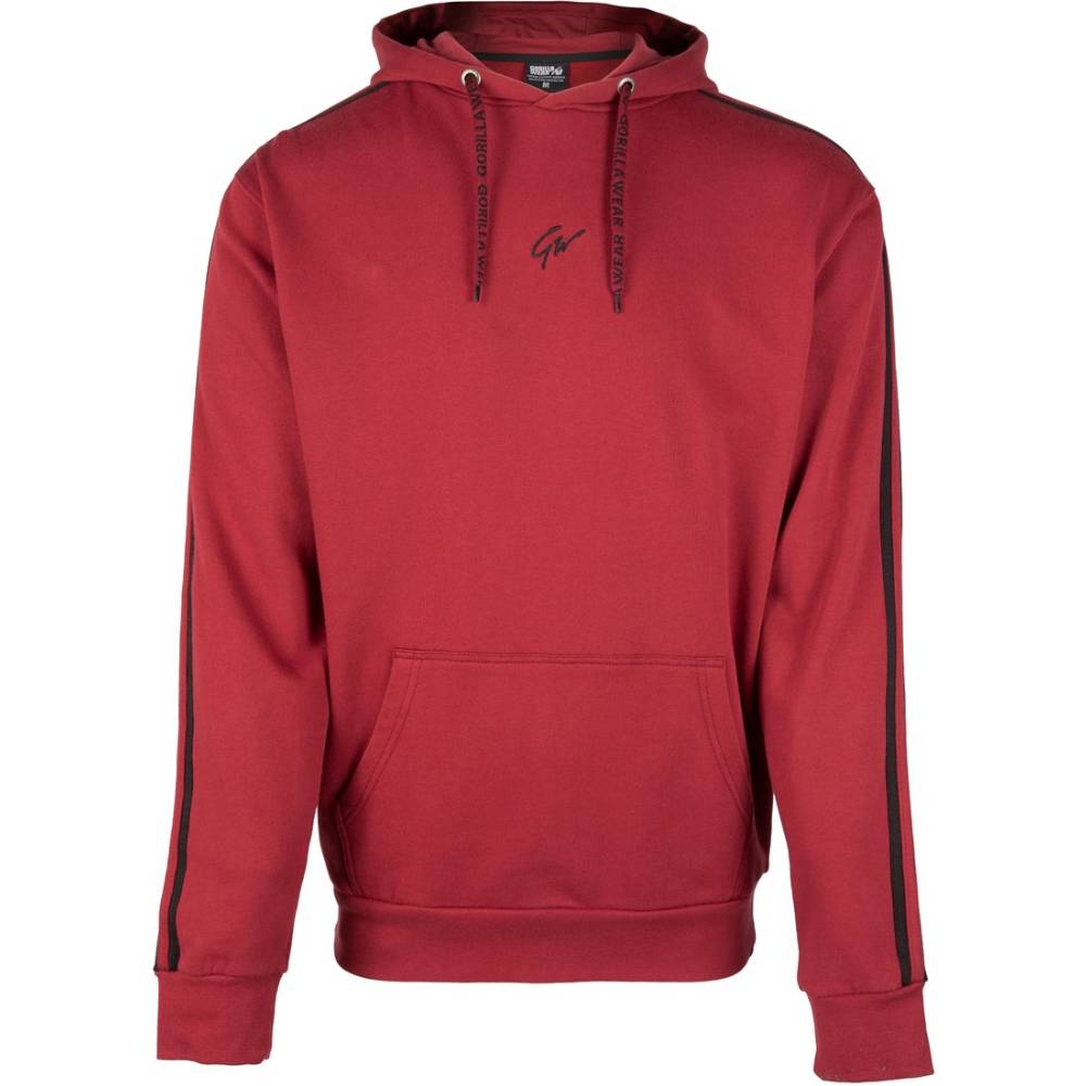 Свободен суитшърт Banks Oversized Hoodie – Burgundy Red/Black