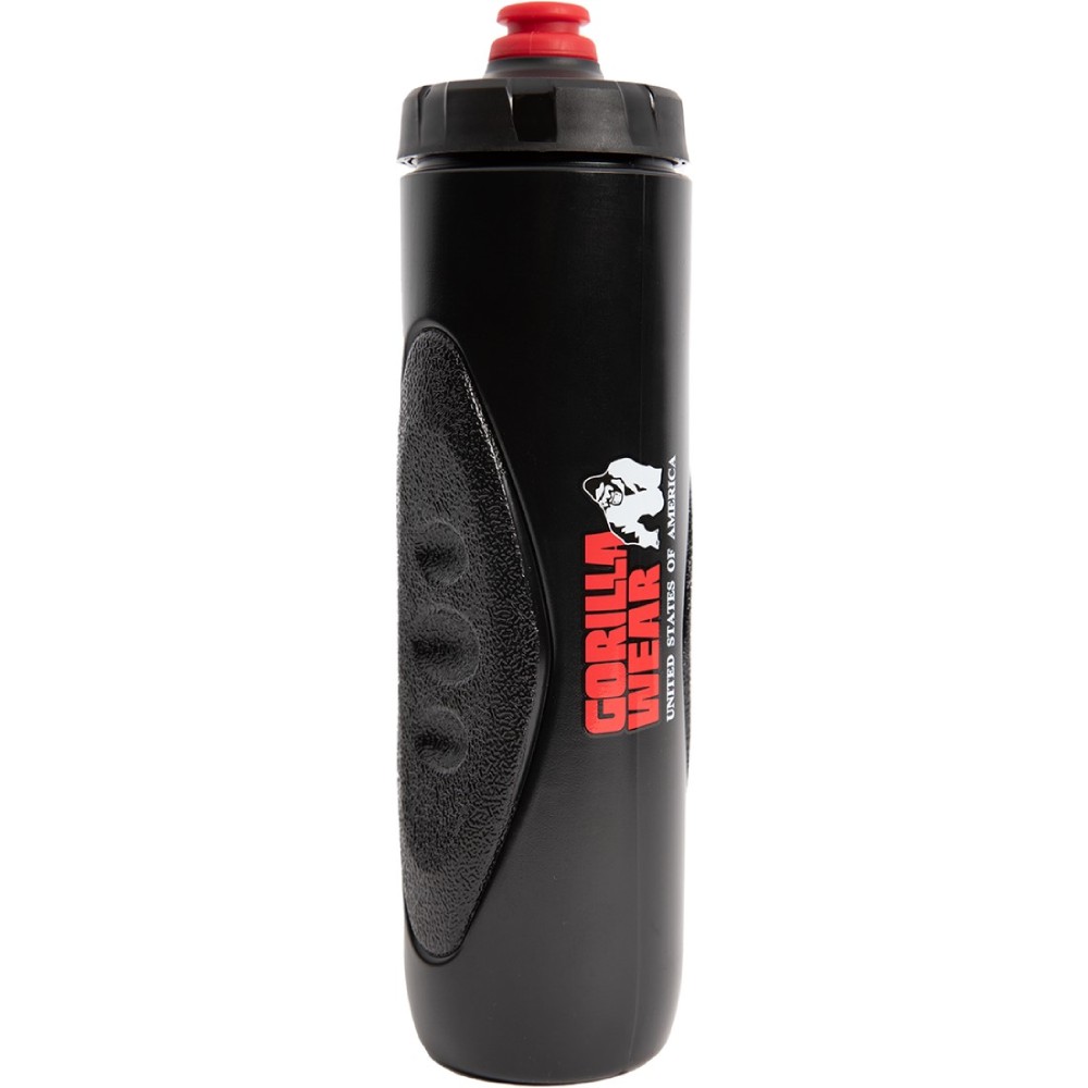 HDPE спортна бутилка за удобно захващане Grip Sports Bottle – Black 750ML
