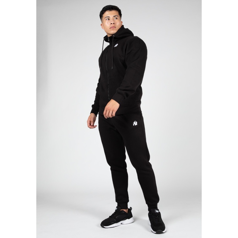 Ватиран спортен панталон Kennewick Sweatpants – Black