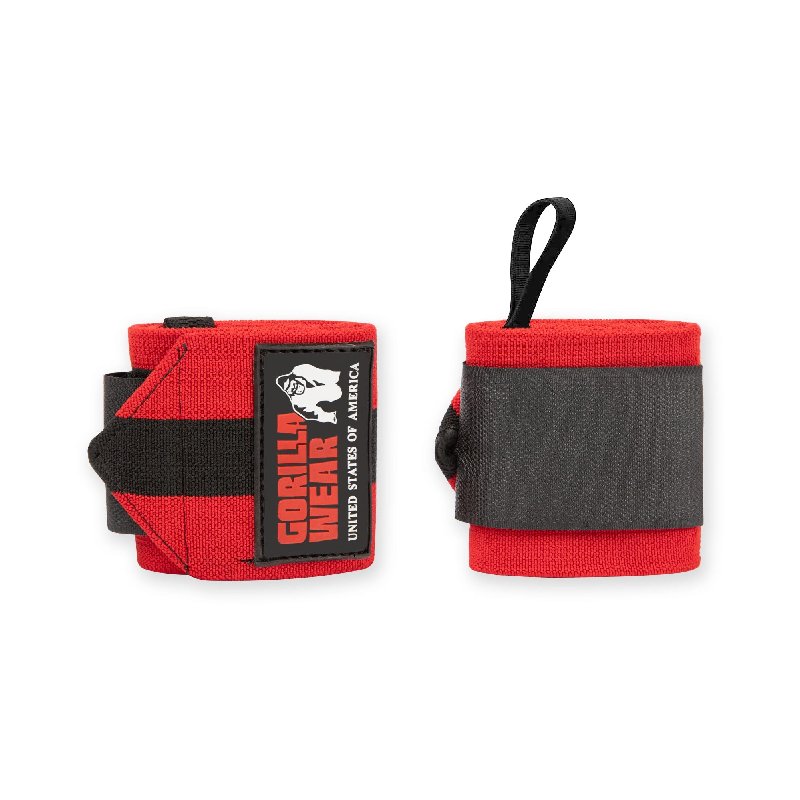Ластични бинтове за китки Wrist Wraps Ultra – Black/Red