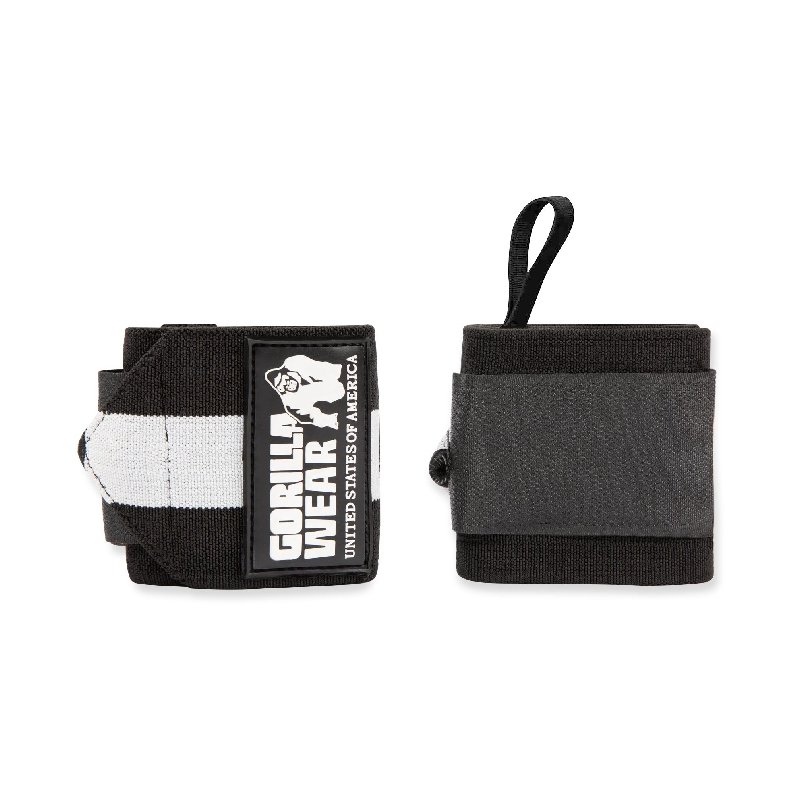 Ластични бинтове за китки Wrist Wraps Ultra – Black/White