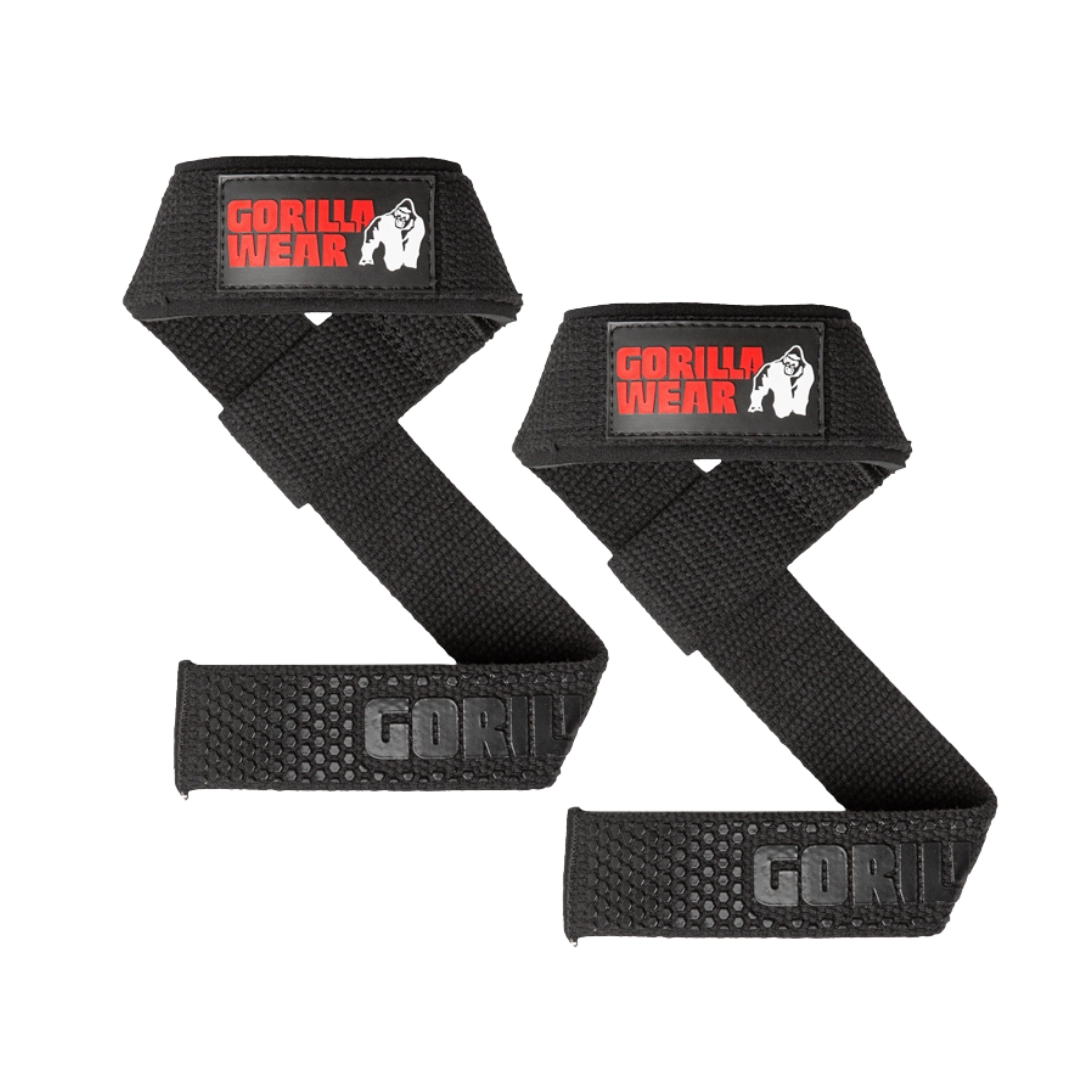 Противоплъзгащи фитили Padded Silicone Lifting Straps – Black