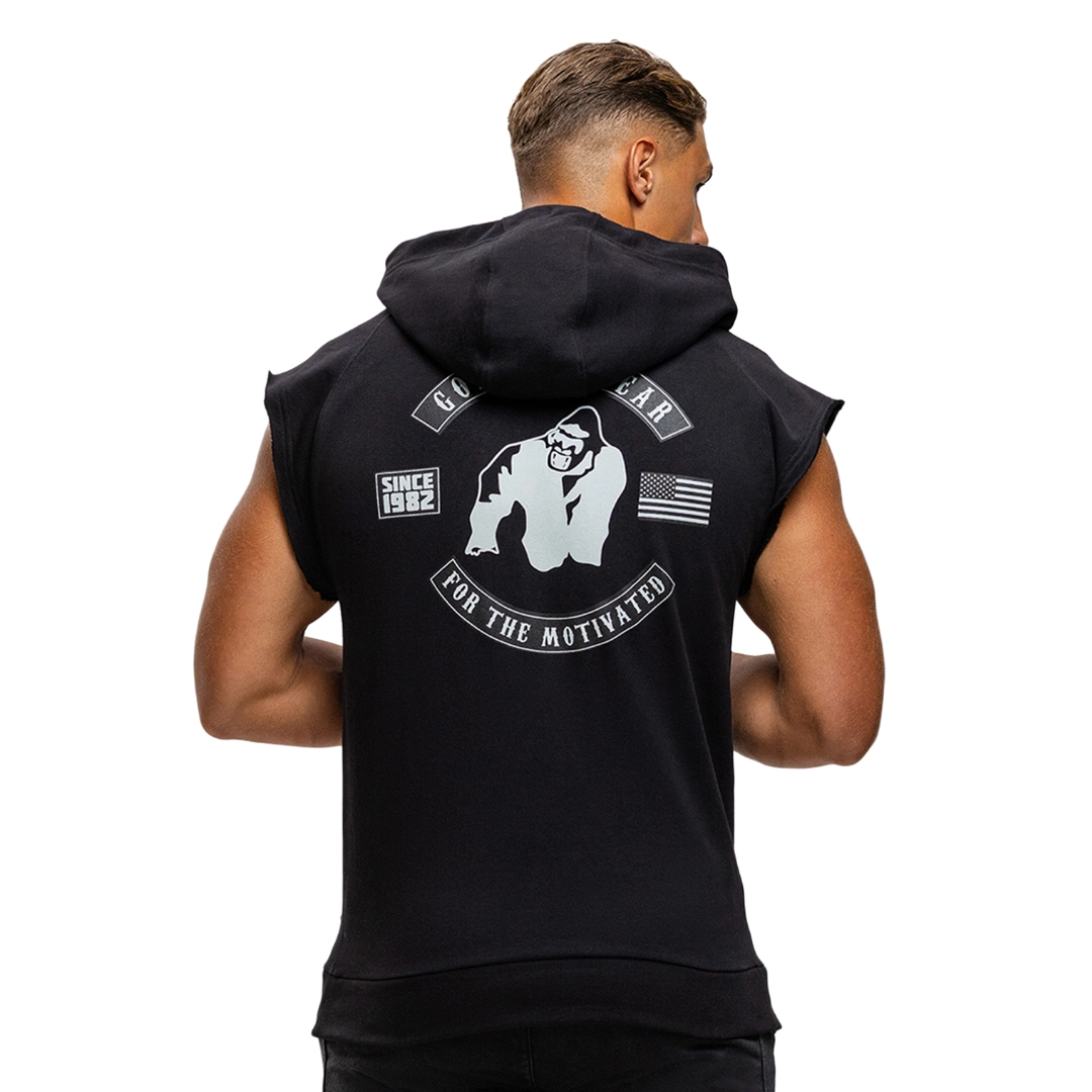 Суитшърт без ръкави Huntley Sleeveless Hoodie – Black