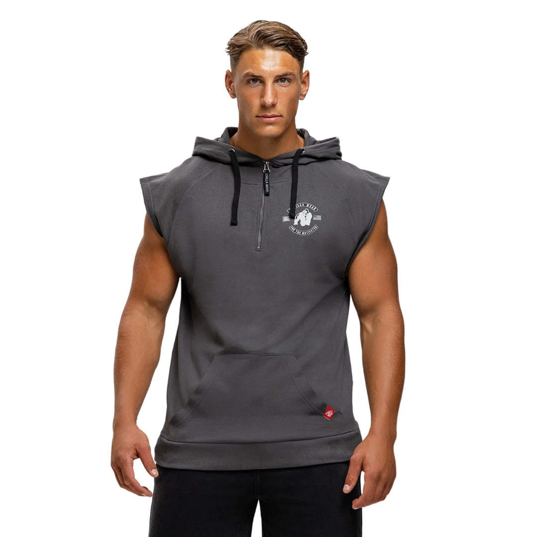 Суитшърт без ръкави Huntley Sleeveless Hoodie – Dark Gray