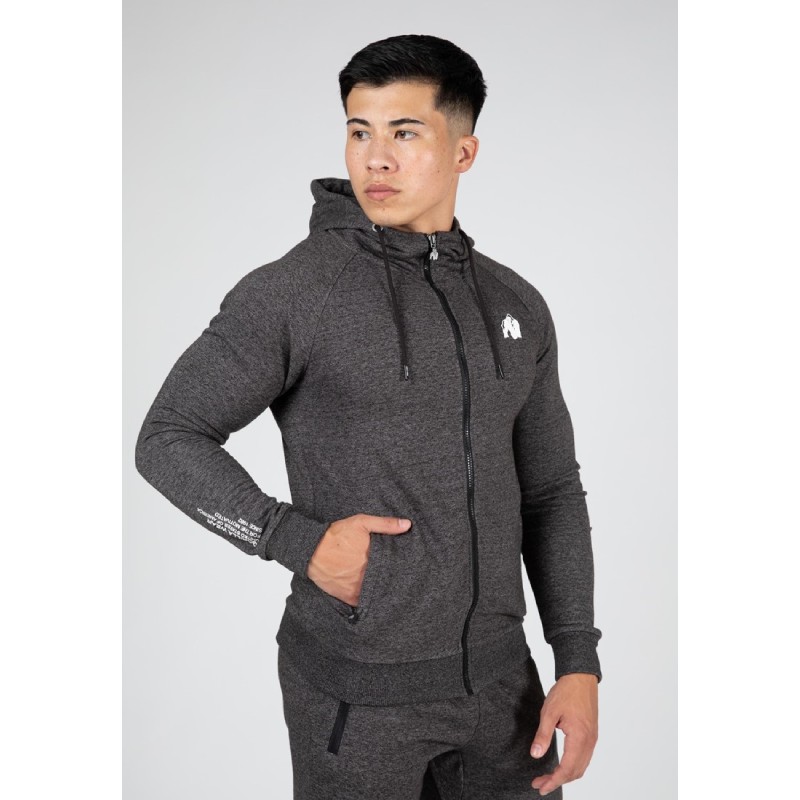 Памучен суитшърт с цип Payette Zipped Hoodie – Gray