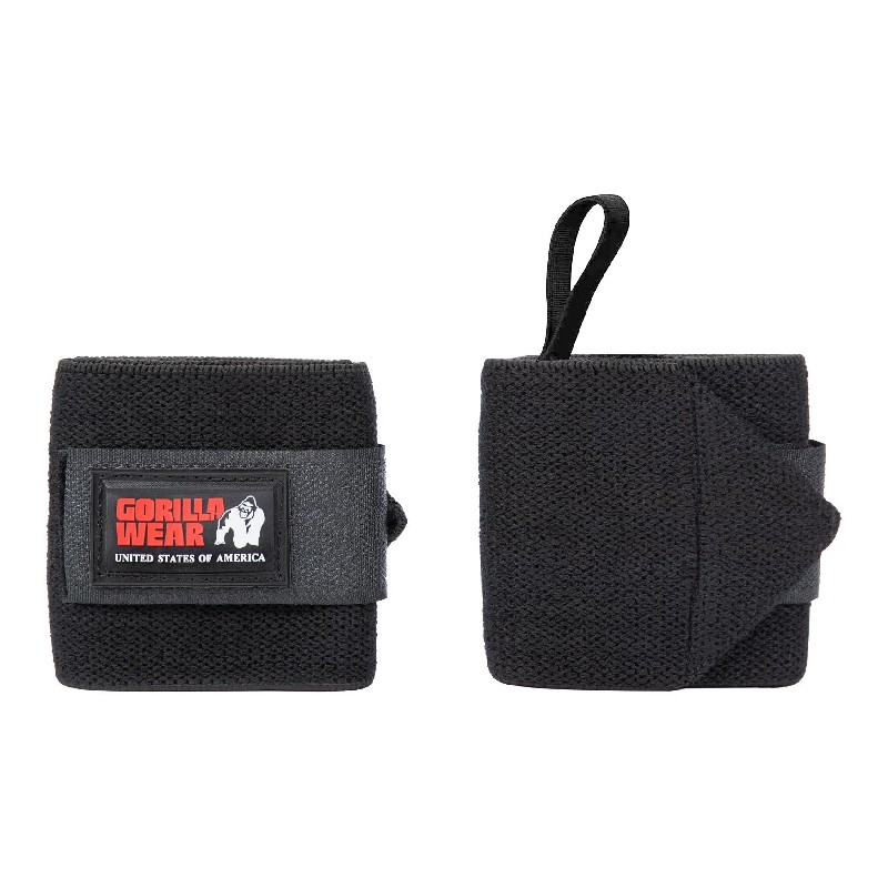 Ластични бинтове за китки Wrist Wraps BASIC – Black/Red