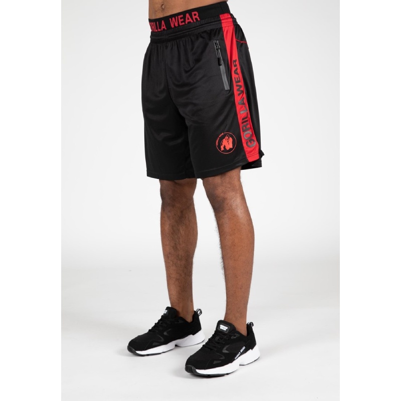 Бързосъхнещи шорти Atlanta Shorts – Black/Red