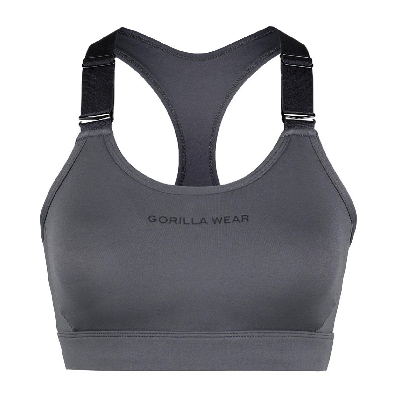 Подплатен спортен сутиен Monroe Sports Bra – Gray