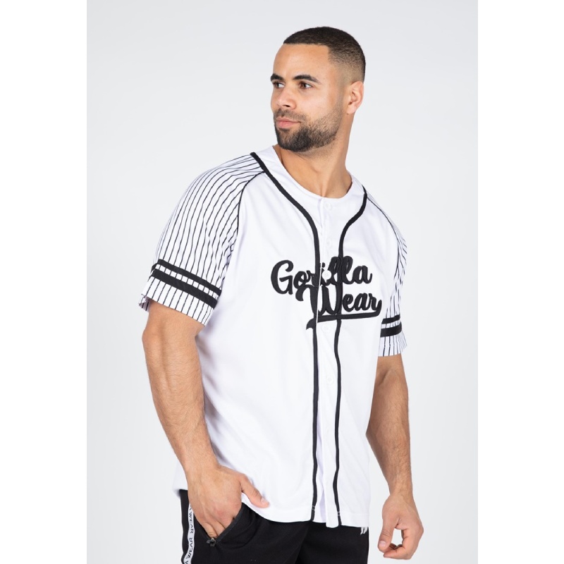 Свободна спортна риза 82 Baseball Jersey – White