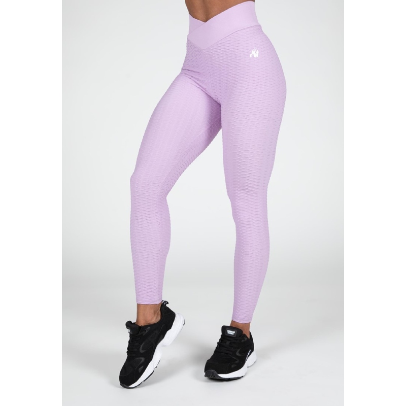 Текстуриран клин Dorris Leggings – Violet