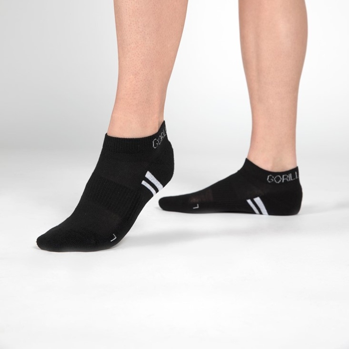„Дишащи“ спортни чорапи (2 чифта) Quarter Socks 2-Pack – Black
