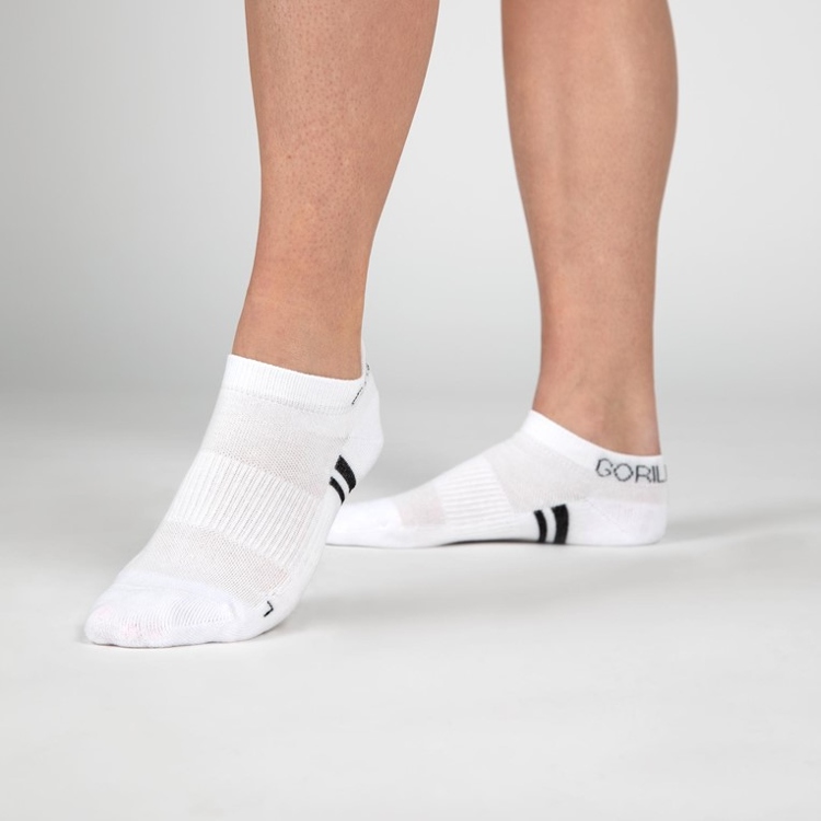 „Дишащи“ спортни чорапи (2 чифта) Quarter Socks 2-Pack – White