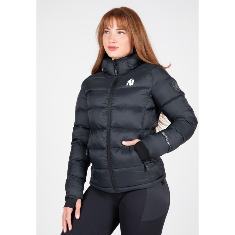 Олекотено капитонирано преходно яке Rachel Puffer Jacket – Black