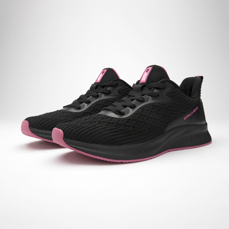 Олекотени маратонки (дамски) Milton Training Shoes – Black/Fuchsia