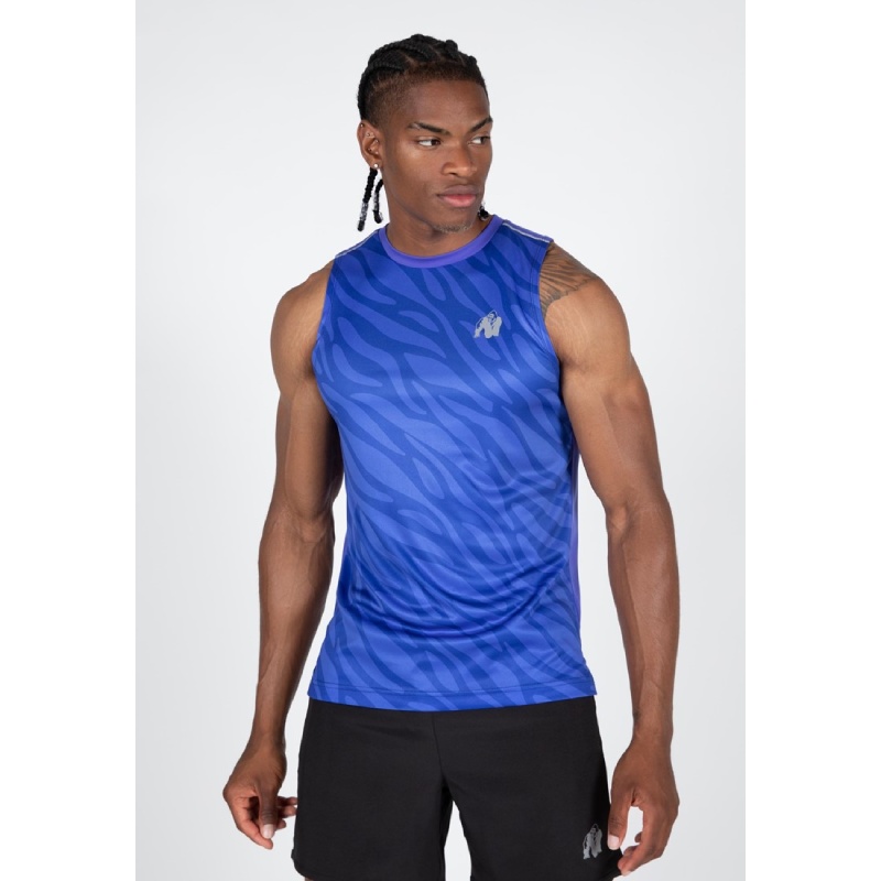 Бързосъхнещ олекотен потник Washington Tank Top – Blue