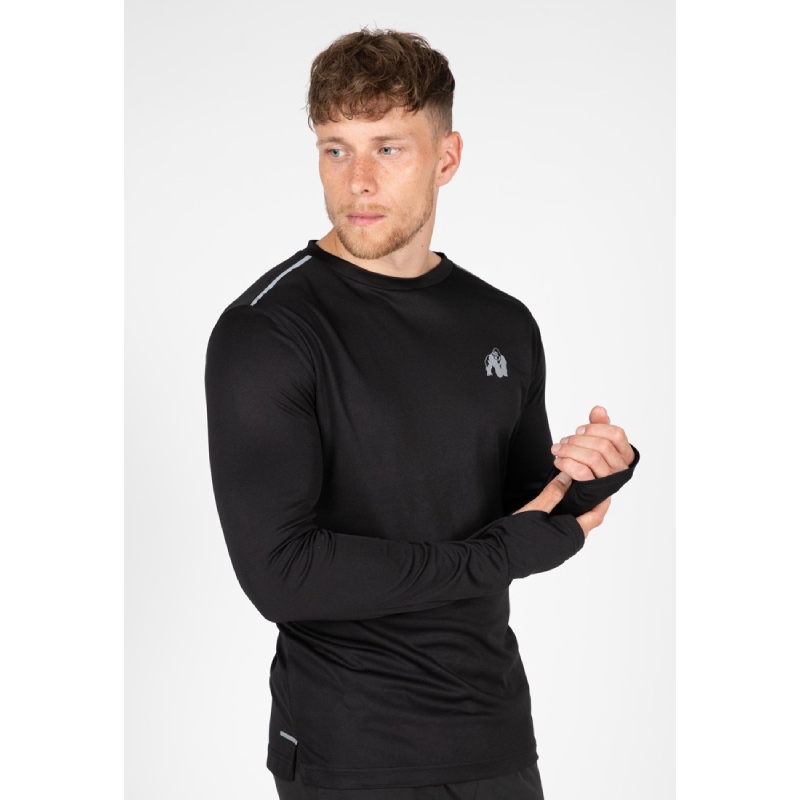 Бързосъхнеща олекотена блуза Washington Long Sleeve – Black