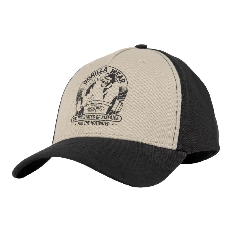 Шапка с козирка Buckley Cap – Black/Beige