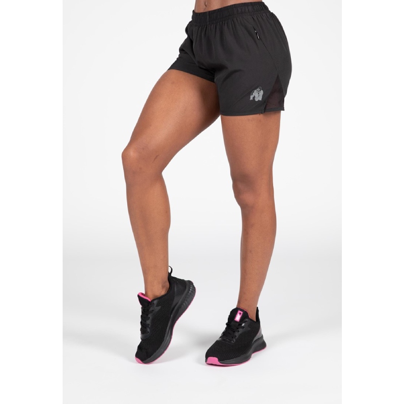 Бързосъхнещи олекотени дамски шорти Santa Ana Shorts – Black