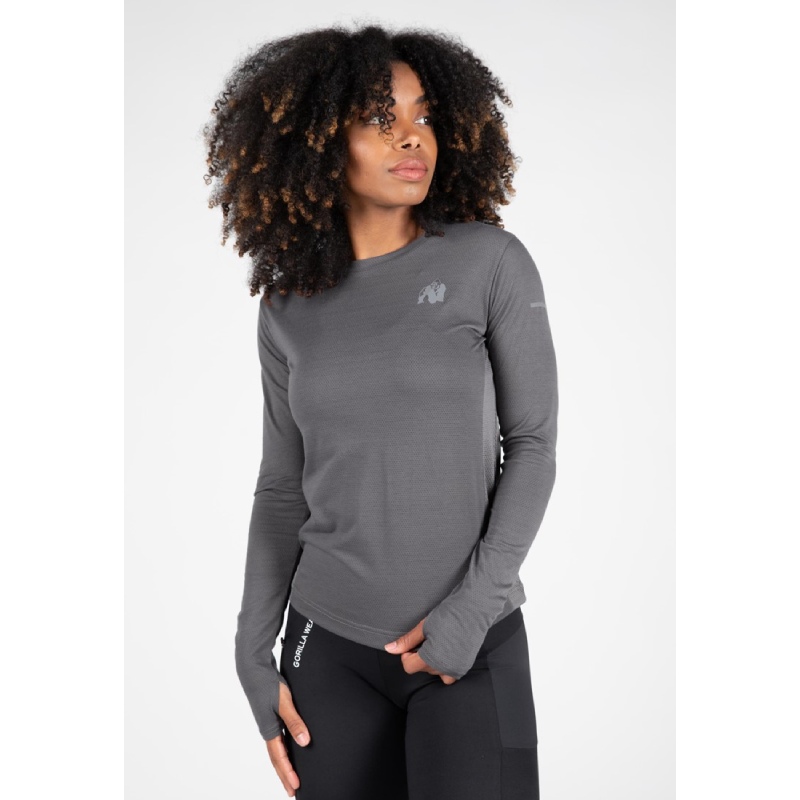 Бързосъхнещa олекотенa блуза Raleigh Long Sleeve – Gray