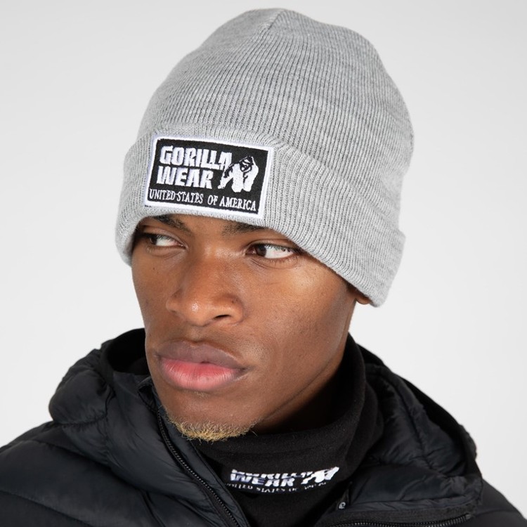 Унисекс шапка плетиво Vermont Beanie – Gray Melange