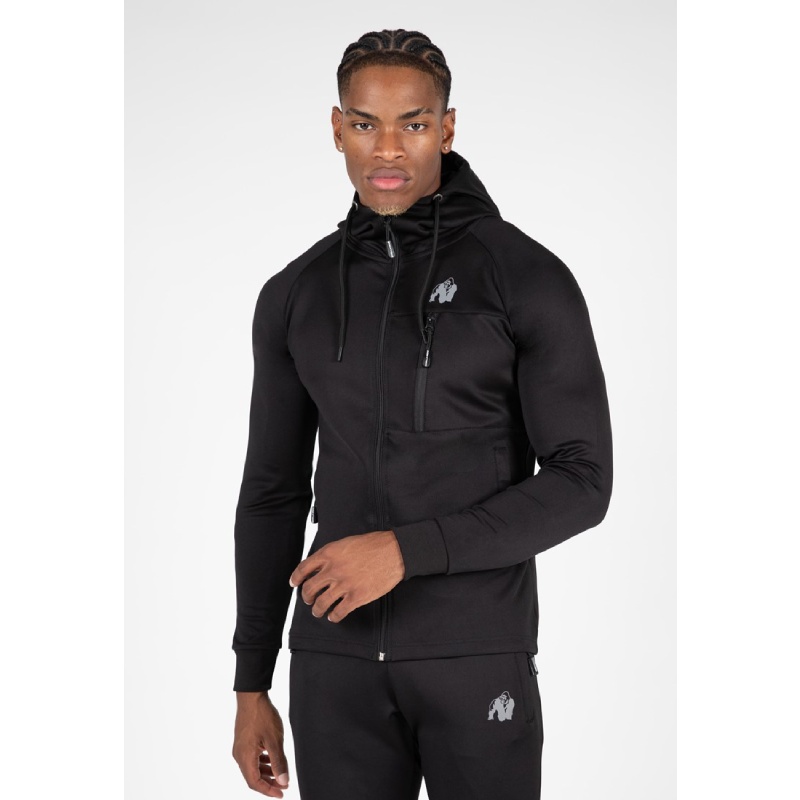 Суитшърт с качулка и цип Scottsdale Track Jacket – Black
