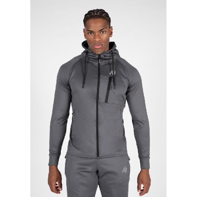 Суитшърт с качулка и цип Scottsdale Track Jacket – Gray