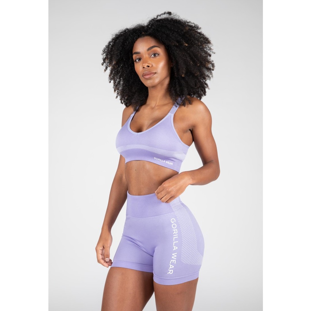 Безшевен спортен сутиен Selah Seamless Sports Bra – Lilac