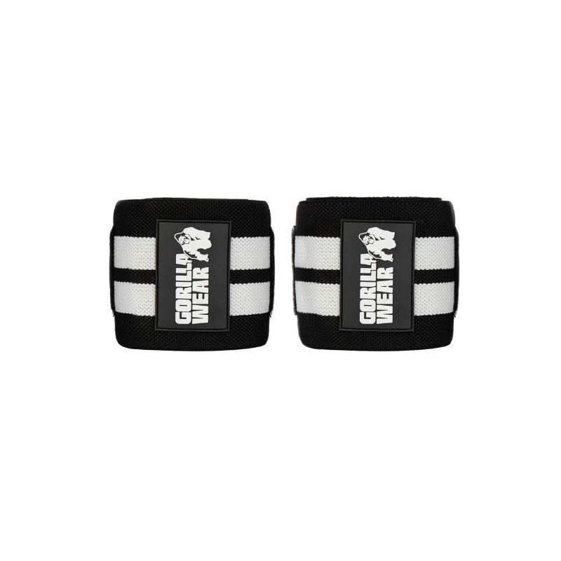Ластични бинтове за лакти Elbow Wraps – Black/White