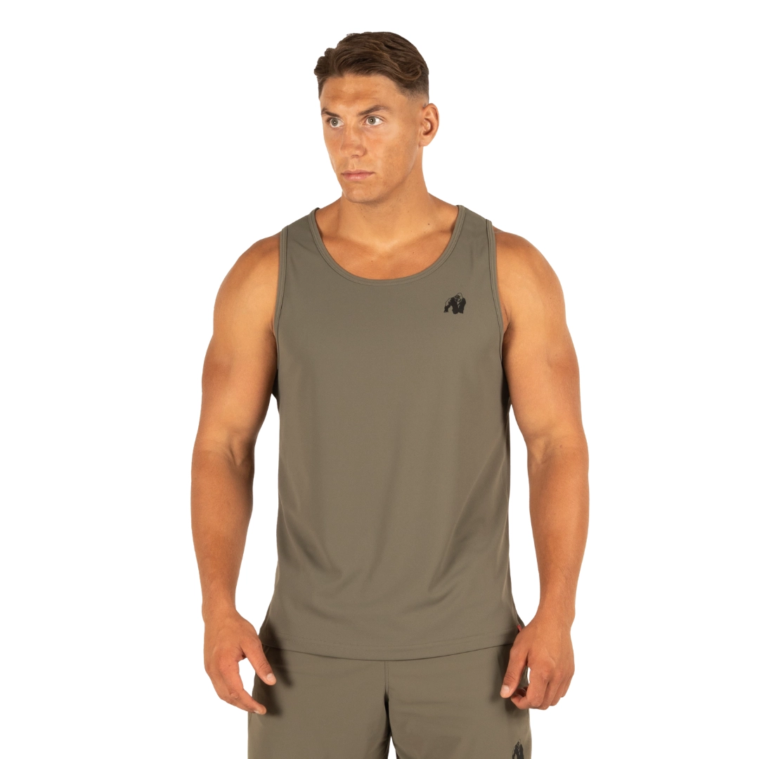 Бързосъхнещ потник Colton Tank Top – Army Green
